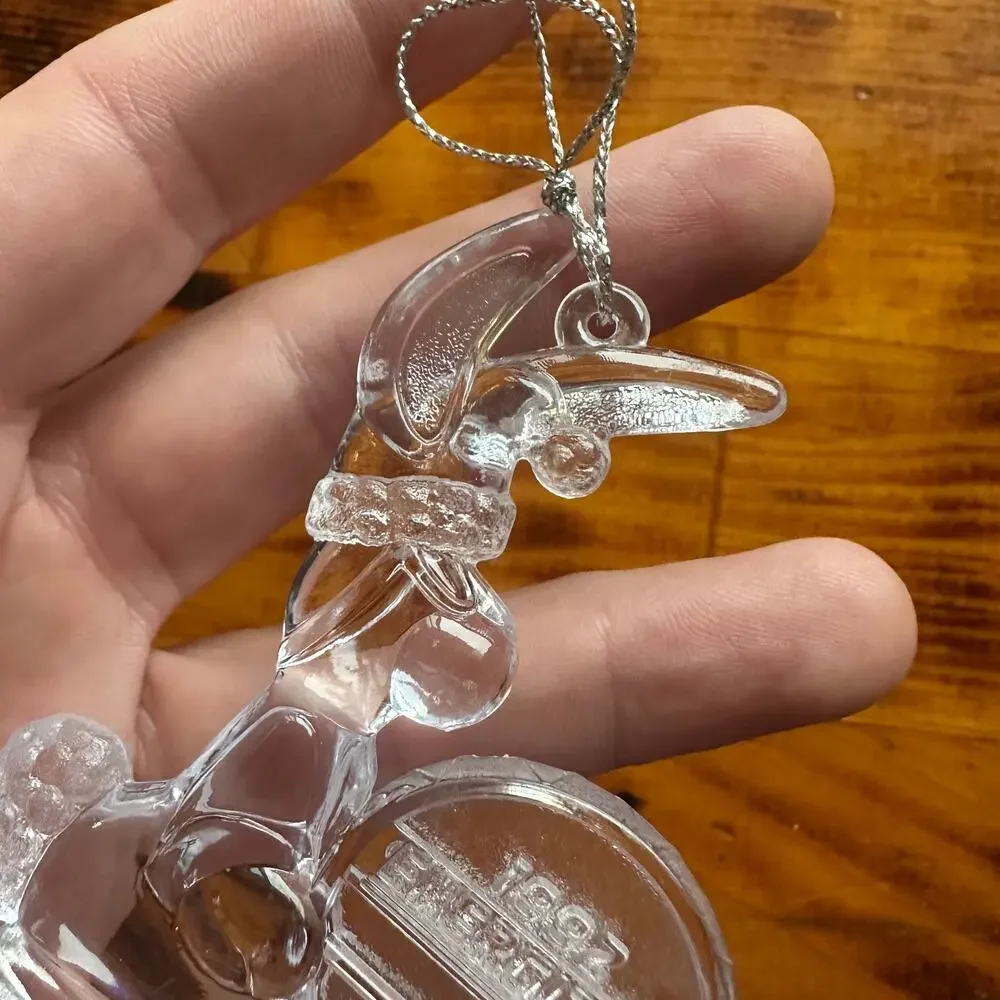 Vintage 1992 Energizer Battery Bunny Skiing Collectible Christmas Tree Ornament